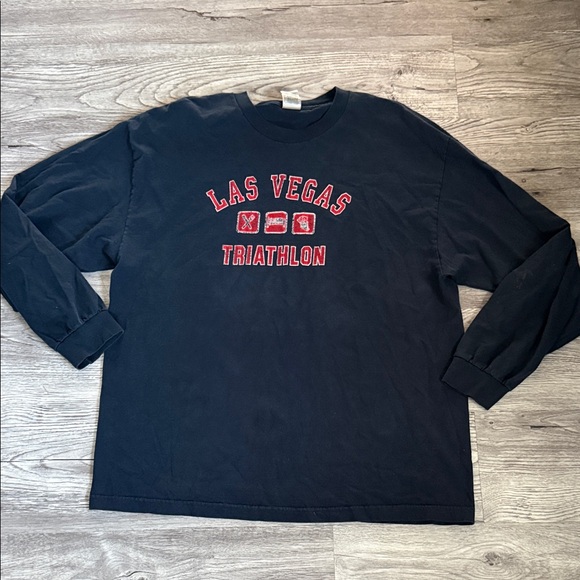 Alstyle Apparel & Activewear Other - Las Vegas Triathlon Long Sleeve Shirt - Black